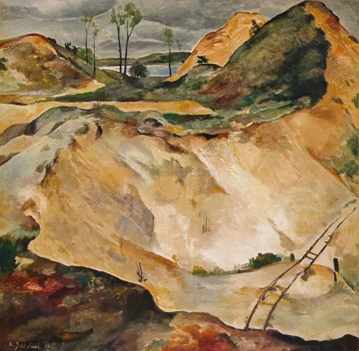 Framed Print : The Sandpit, c1921. Artist: Willy Jaeckel Framed Print : The Sandpit, c1921. Artist: Willy Jaeckel
