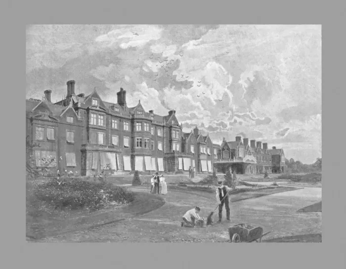 Framed Print : Sandringham House, c1900. Artist: T Smith & Sons Framed Print : Sandringham House, c1900. Artist: T Smith & Sons