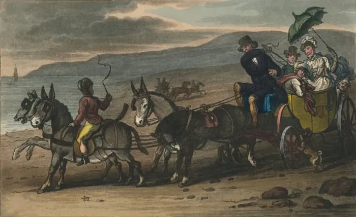 Framed Print : The Sands, 1813. Creator: J Green Framed Print : The Sands, 1813. Creator: J Green