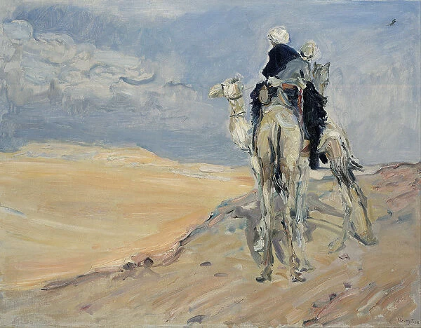 Sandstorm in the Libyan Desert, 1914. Artist: Slevogt, Max (1868-1932)
