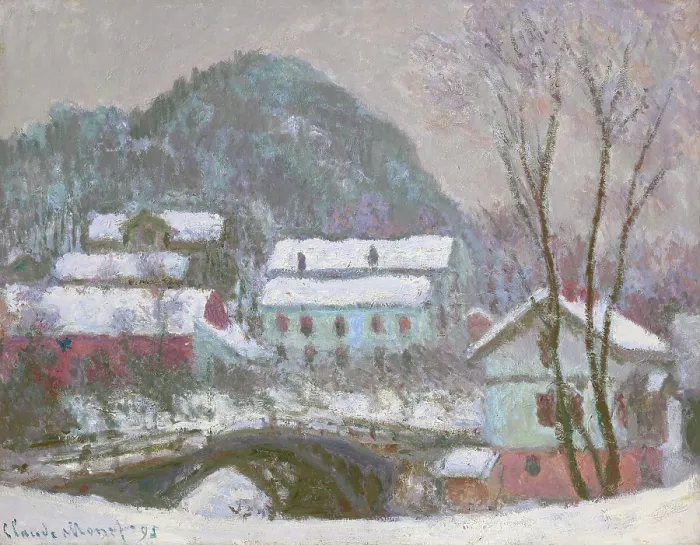 Framed Print : Sandviken, Norway, snow effect, 1895. Creator: Monet, Claude (1840-1926) Framed Print : Sandviken, Norway, snow effect, 1895. Creator: Monet, Claude (1840-1926)