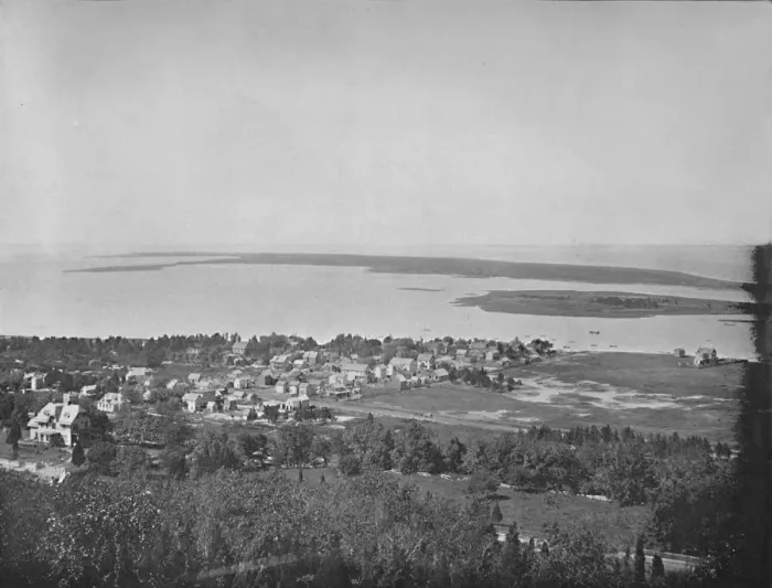 Framed Print : Sandy Hook, from Highland Light, New Jersey, c1897. Creator: Unknown Framed Print : Sandy Hook, from Highland Light, New Jersey, c1897. Creator: Unknown