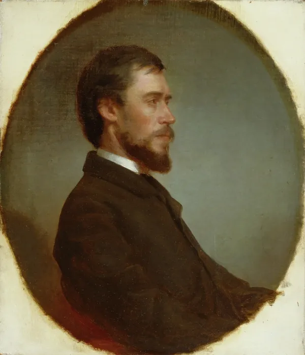 Framed Print : Sanford Robinson Gifford, c1868. Creator: George Peter Alexander Healy Framed Print : Sanford Robinson Gifford, c1868. Creator: George Peter Alexander Healy