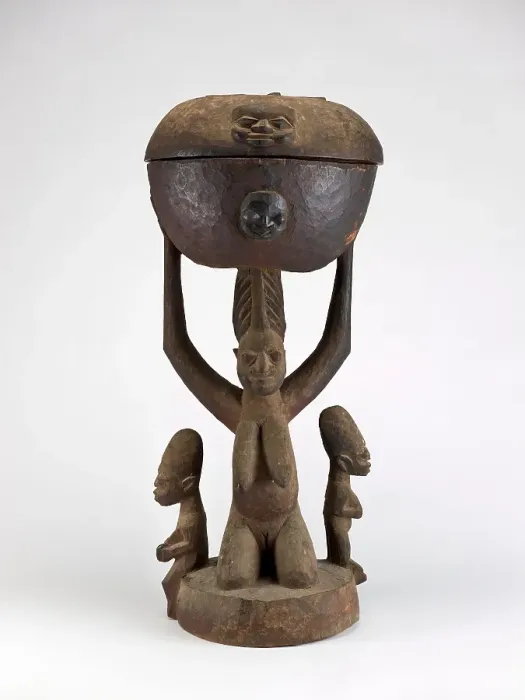 Framed Print : Sango food bowl (Olumeye), late 19th century - early 20th century. Creator: Fakeye Akobi Ogun Framed Print : Sango food bowl (Olumeye), late 19th century - early 20th century. Creator: Fakeye Akobi Ogun