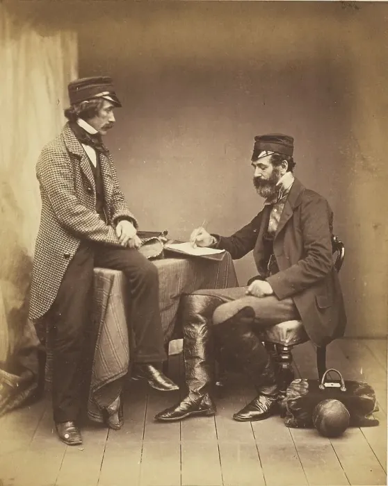 Framed Print : The Sanitary Commission, 1855. Creator: Roger Fenton Framed Print : The Sanitary Commission, 1855. Creator: Roger Fenton