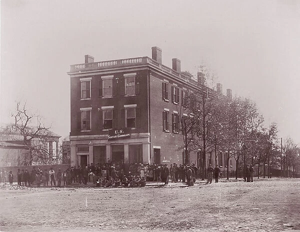 Sanitary Commission Headquarters, Richmond, Virginia, 1865. Creator: Alexander Gardner