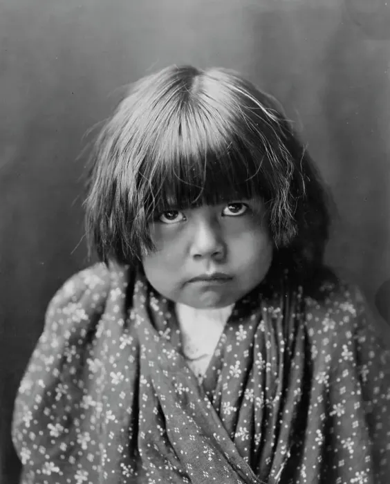 Framed Print : Sanowa Poqui [B], c1905. Creator: Edward Sheriff Curtis