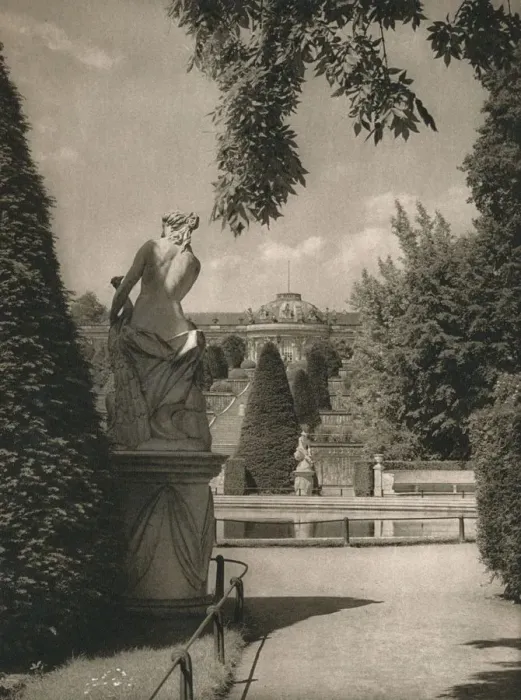 Framed Print : Sanssouci, 1931. Artist: Kurt Hielscher Framed Print : Sanssouci, 1931. Artist: Kurt Hielscher