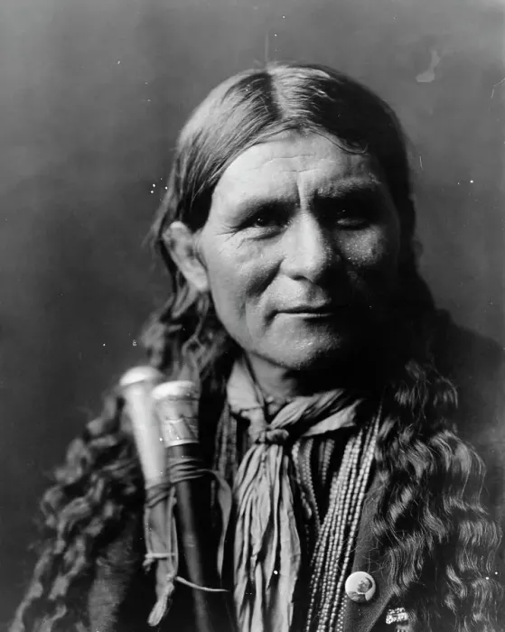 Framed Print : A Santa Clara man (Frost Moving), c1905. Creator: Edward Sheriff Curtis Framed Print : A Santa Clara man (Frost Moving), c1905. Creator: Edward Sheriff Curtis