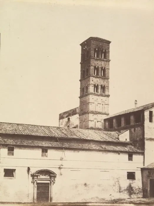 Framed Print : Santa Francesca Romana, Rome, 1850s. Creator: Unknown Framed Print : Santa Francesca Romana, Rome, 1850s. Creator: Unknown