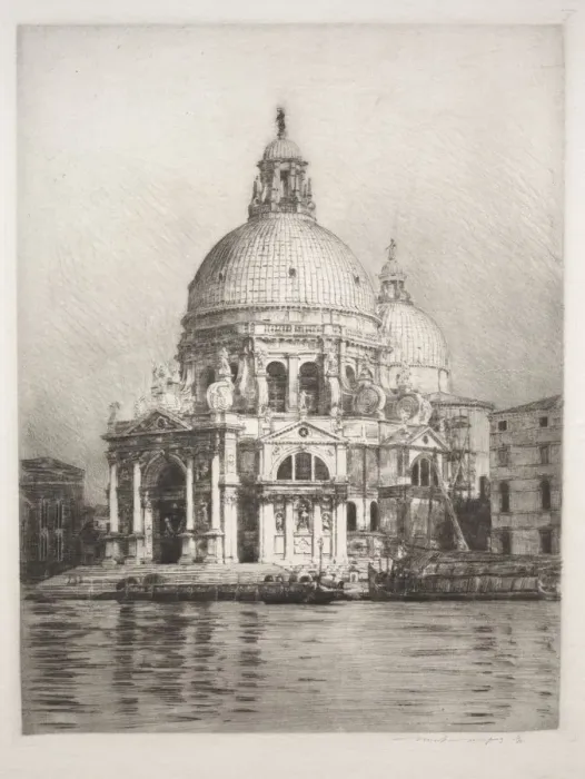 Framed Print : Santa Maria Della Salute #1, 1910. Creator: Mortimer Menpes (British, 1860-1938) Framed Print : Santa Maria Della Salute #1, 1910. Creator: Mortimer Menpes (British, 1860-1938)