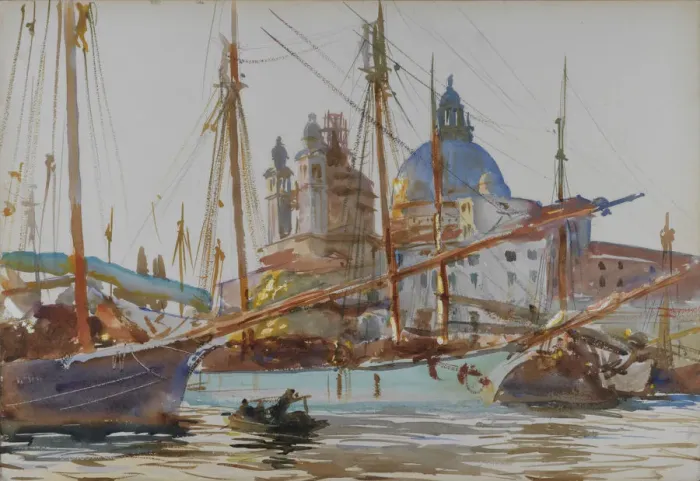Framed Print : Santa Maria della Salute in Venice, ca 1904-1906. Creator: Sargent, John Singer (1856-1925) Framed Print : Santa Maria della Salute in Venice, ca 1904-1906. Creator: Sargent, John Singer (1856-1925)