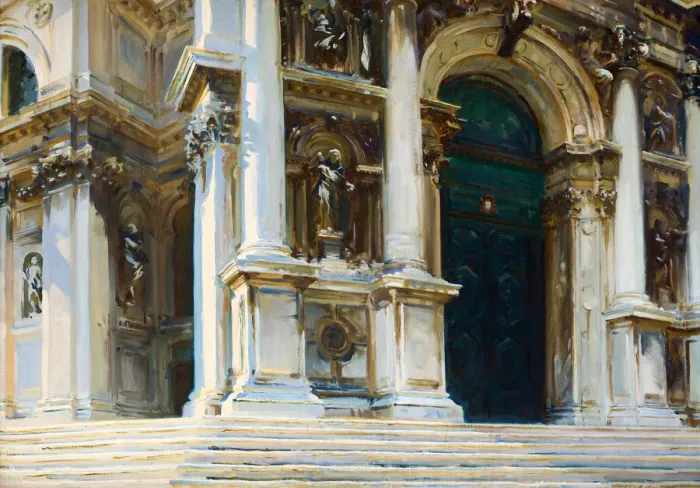 Framed Print : Santa Maria della Salute in Venice, 1909. Creator: Sargent, John Singer (1856-1925) Framed Print : Santa Maria della Salute in Venice, 1909. Creator: Sargent, John Singer (1856-1925)