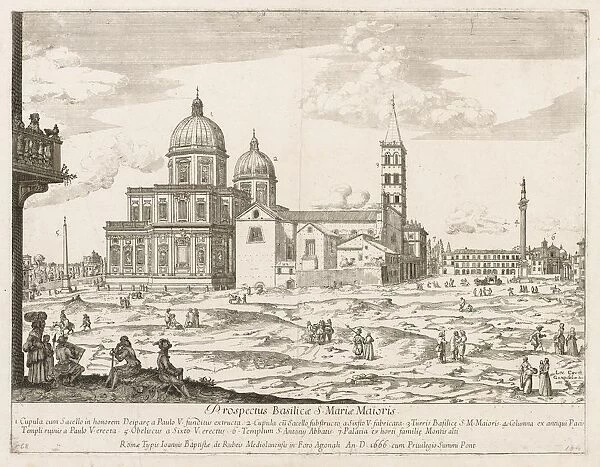 Santa Maria Maggiore from Prospectus Locurum Urbis Romae Insign[ium], 1666