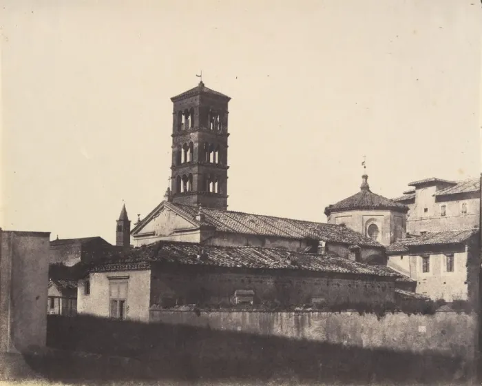 Framed Print : Santa Pudenziana, Rome, 1850s. Creator: Unknown Framed Print : Santa Pudenziana, Rome, 1850s. Creator: Unknown