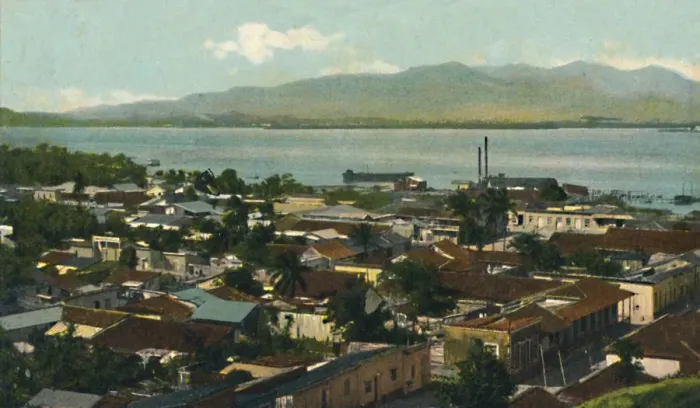 Framed Print : Santiago de Cuba. Vista parcial, c1910. Creator: Unknown Framed Print : Santiago de Cuba. Vista parcial, c1910. Creator: Unknown