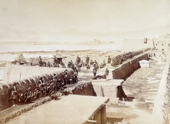 Framed Print : Sapper and Miners Bastion, Sherpur, Kabul, Afghanistan, c1879. Creator: Unknown Framed Print : Sapper and Miners Bastion, Sherpur, Kabul, Afghanistan, c1879. Creator: Unknown