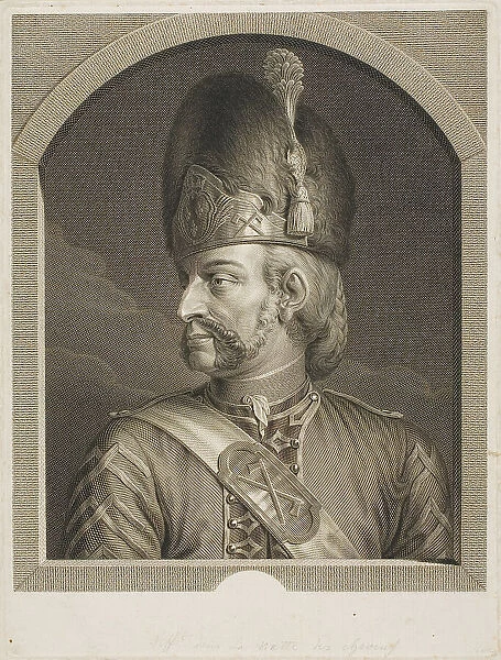 Sapper of the Swiss Guards, 1779. Creator: Johann Georg Wille