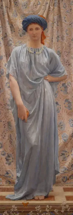 Framed Print : Sapphires, 1877. Creator: Albert Joseph Moore Framed Print : Sapphires, 1877. Creator: Albert Joseph Moore