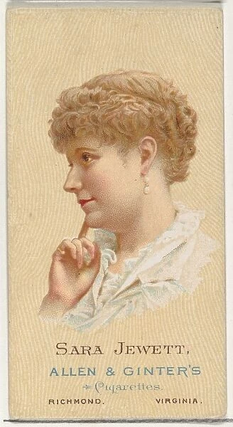 Sara Jewett, from Worlds Beauties, Series 2 (N27) for Allen & Ginter Cigarettes