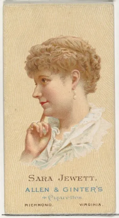Framed Print : Sara Jewett, from Worlds Beauties, Series 2 (N27) for Allen & Ginter Cigarettes Framed Print : Sara Jewett, from Worlds Beauties, Series 2 (N27) for Allen & Ginter Cigarettes