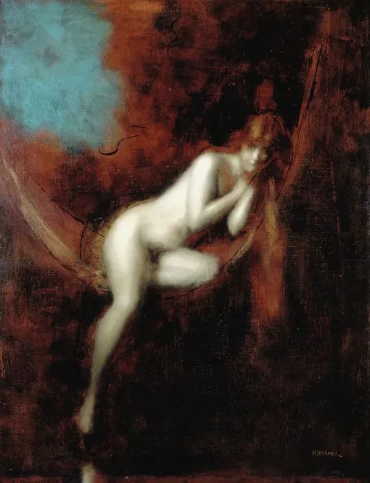 Framed Print : Sara la baigneuse, 1903. Creator: Jean Jacques Henner Framed Print : Sara la baigneuse, 1903. Creator: Jean Jacques Henner