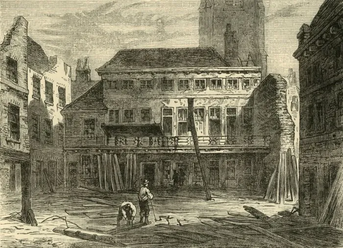 Framed Print : The Saracens Head, Snow Hill, (c1872). Creator: Unknown Framed Print : The Saracens Head, Snow Hill, (c1872). Creator: Unknown