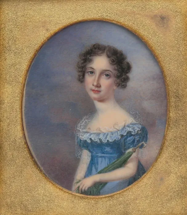 Framed Print : Sarah Ann Beck, ca. 1818. Creator: Anna Claypoole Peale Framed Print : Sarah Ann Beck, ca. 1818. Creator: Anna Claypoole Peale