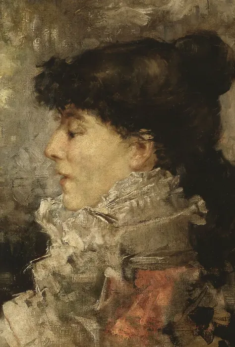 Framed Print : Sarah Bernhardt (1844-1923), c1870. Creator: Jules Bastien-Lepage Framed Print : Sarah Bernhardt (1844-1923), c1870. Creator: Jules Bastien-Lepage