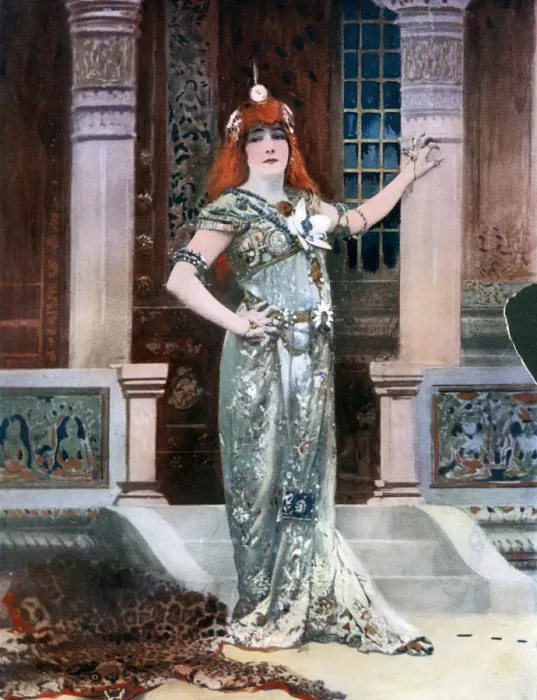 Framed Print : Sarah Bernhardt as Isolde, c1902. Artist: Nadar Framed Print : Sarah Bernhardt as Isolde, c1902. Artist: Nadar
