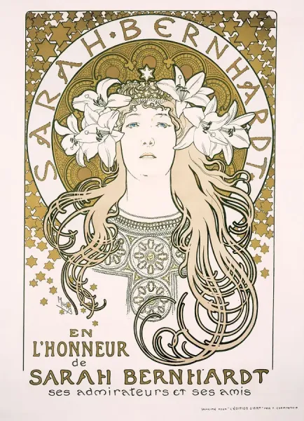 Sarah Bernhardt As La Princesse Lointaine Print Cards