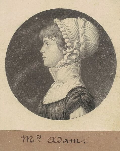 Sarah Eve Adams, 1809. Creator: Charles Balthazar Julien Févret de Saint-Mémin