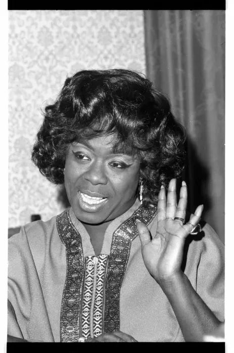 Framed Print : Sarah Vaughan, London, 1973. Artist: Brian O Connor Framed Print : Sarah Vaughan, London, 1973. Artist: Brian O Connor