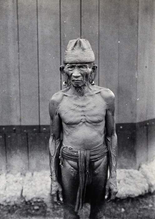 Framed Print : Sarawak: a Bakatan man, c1900. Creator: Unknown Framed Print : Sarawak: a Bakatan man, c1900. Creator: Unknown