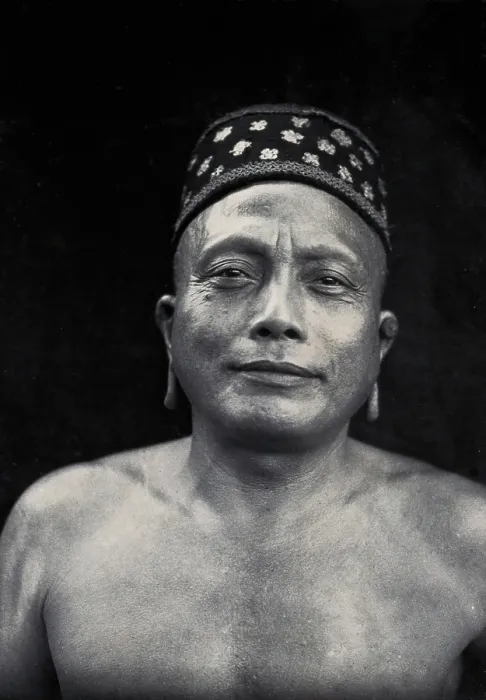 Framed Print : Sarawak: Tama Bulan, a Kenyah chief, c1900. Creators: Unknown, Tama Bulan Framed Print : Sarawak: Tama Bulan, a Kenyah chief, c1900. Creators: Unknown, Tama Bulan