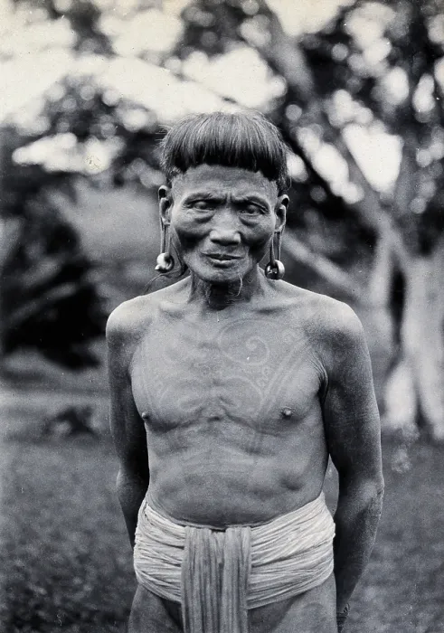 Framed Print : Sarawak: a Ukit man, c1900. Creator: Unknown