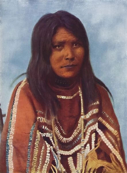 A Sarcee Indian woman, 1912. Artist: W Hanson Boorne