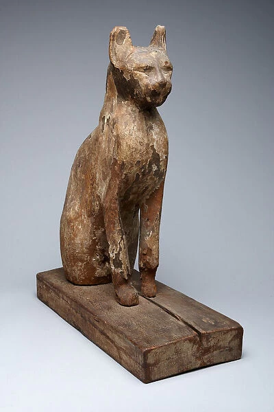 Sarcophagus (?) of a Cat, Egypt, Late Period-Ptolemaic Period (about 664-32 BCE)