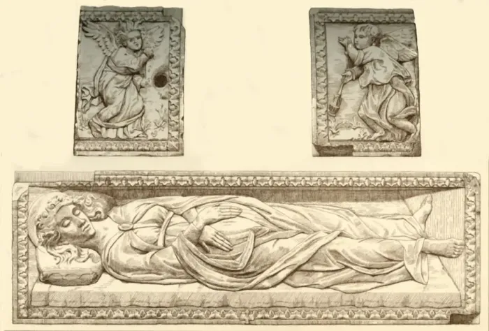 Framed Print : Sarcophagus of Santa Giustina, c1476, (1881). Creator: Bernard Collier Framed Print : Sarcophagus of Santa Giustina, c1476, (1881). Creator: Bernard Collier