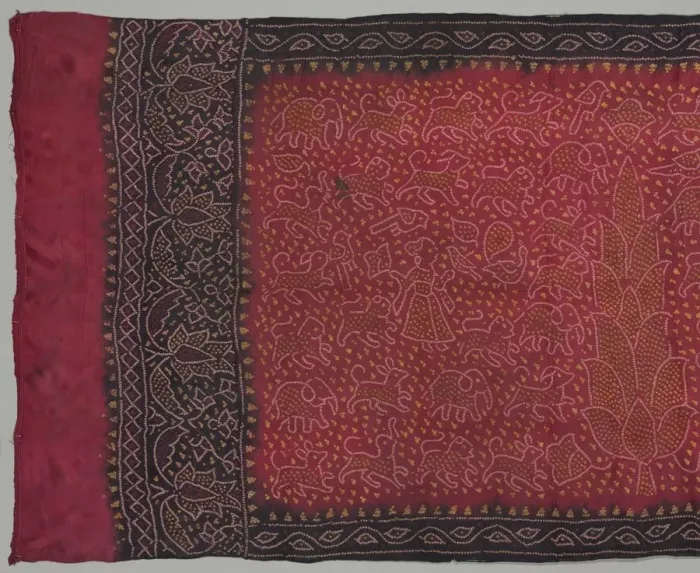 Framed Print : Sari, 1800s. Creator: Unknown Framed Print : Sari, 1800s. Creator: Unknown