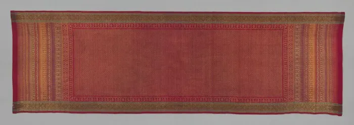 Framed Print : Sari, India, 19th century. Creator: Unknown Framed Print : Sari, India, 19th century. Creator: Unknown
