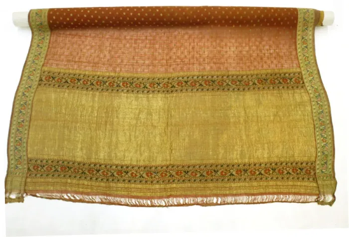 Framed Print : Sari, India, Late 19th century. IMAGE QUALITY? Creator: Unknown Framed Print : Sari, India, Late 19th century. IMAGE QUALITY? Creator: Unknown