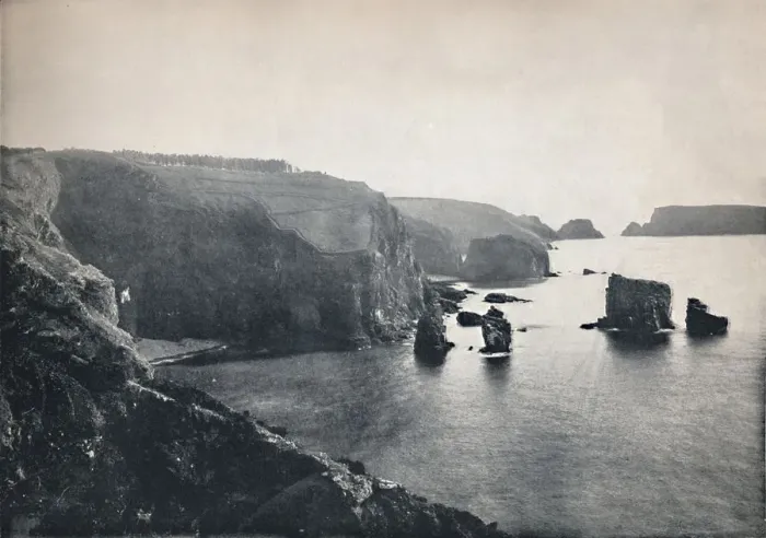 Framed Print : Sark - Les Autelets Rocks, 1895 Framed Print : Sark - Les Autelets Rocks, 1895