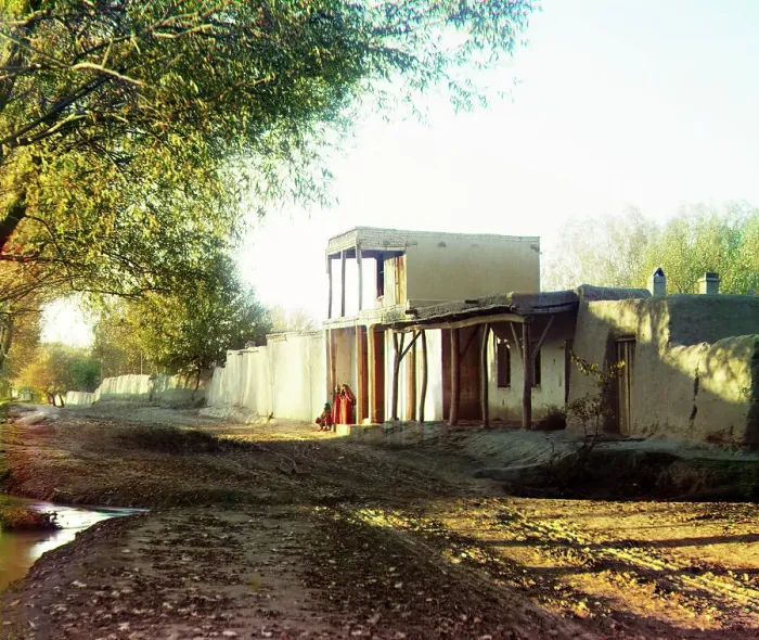 Framed Print : Sart house, Samarkand, between 1905 and 1915. Creator: Sergey Mikhaylovich Prokudin-Gorsky Framed Print : Sart house, Samarkand, between 1905 and 1915. Creator: Sergey Mikhaylovich Prokudin-Gorsky