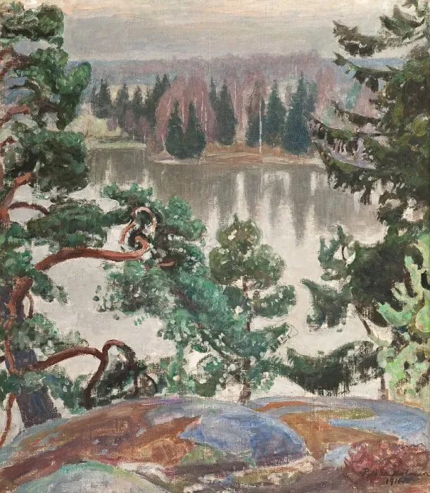 Framed Print : Sarvikallio, 1916. Artist: Halonen, Pekka (1865-1933) Framed Print : Sarvikallio, 1916. Artist: Halonen, Pekka (1865-1933)