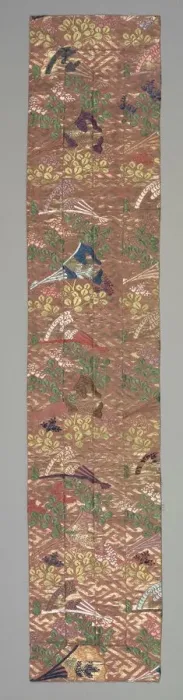 Framed Print : Sash (Obi), 1800s. Creator: Unknown Framed Print : Sash (Obi), 1800s. Creator: Unknown