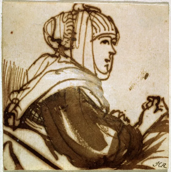 Framed Print : Saskia, 1633-1634. Artist: Rembrandt Harmensz van Rijn Framed Print : Saskia, 1633-1634. Artist: Rembrandt Harmensz van Rijn