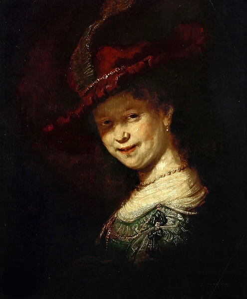 Saskia van Uylenburgh as girl, 1633. Creator: Rembrandt van Rhijn (1606-1669)