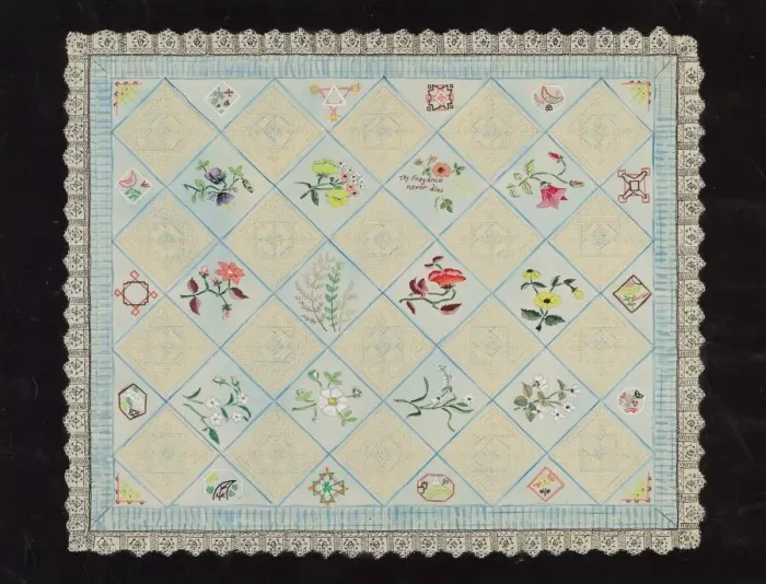 Framed Print : Satin Bedspread, c. 1936. Creator: Sebastian Simonet Framed Print : Satin Bedspread, c. 1936. Creator: Sebastian Simonet