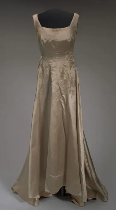 Framed Print : Satin gown worn by opera singers Marian Anderson and Denyce Graves Framed Print : Satin gown worn by opera singers Marian Anderson and Denyce Graves
